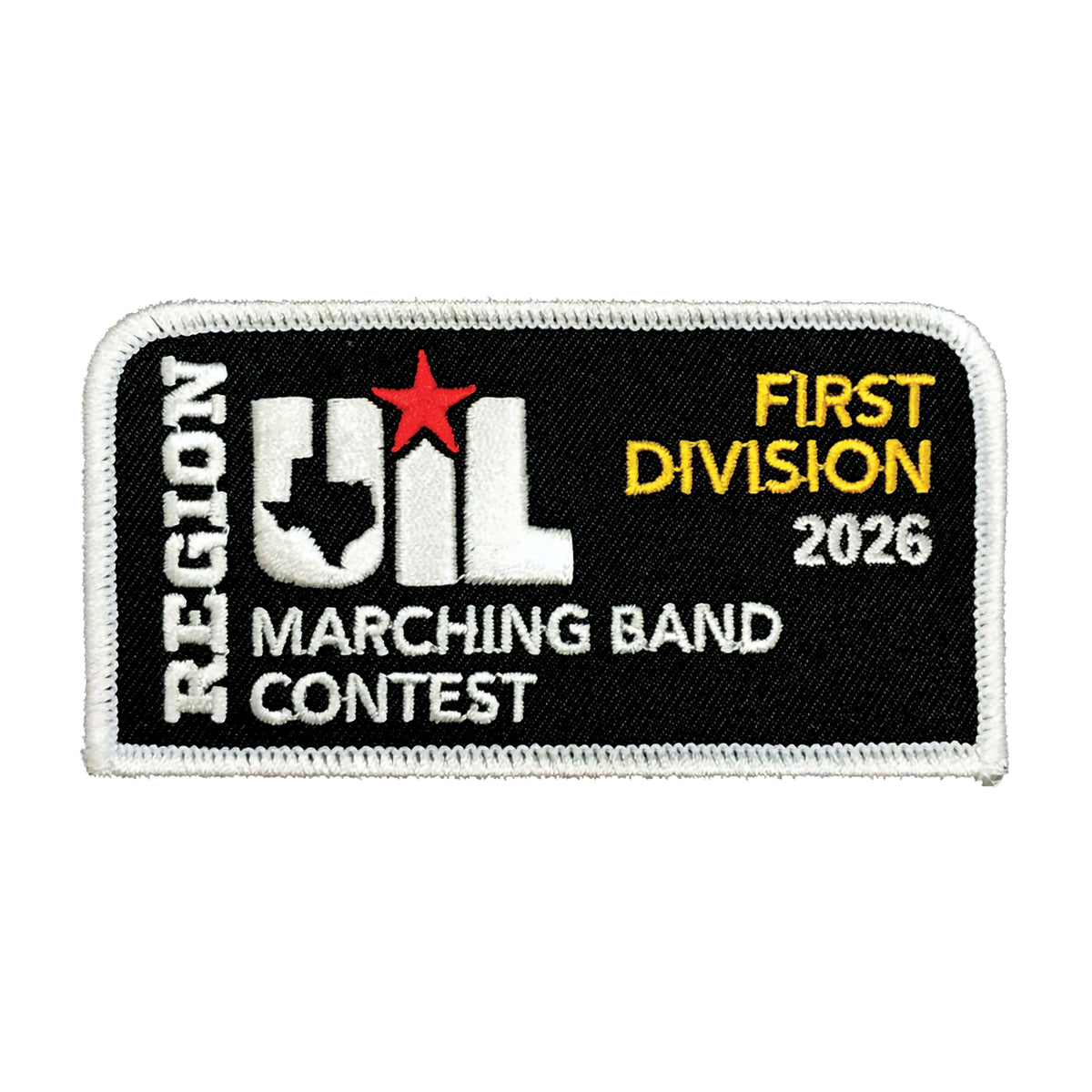 UIL Region Marching Contest First Division Patches