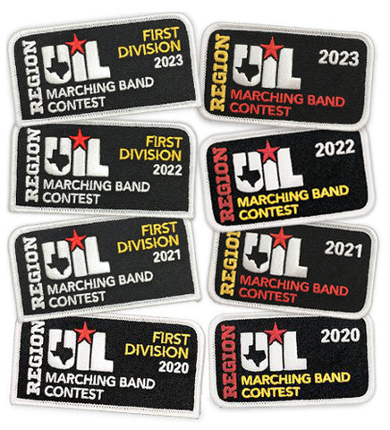 UIL Region Marching Contest Patches