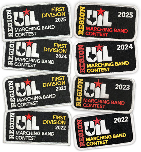 UIL Region Marching Contest Patches