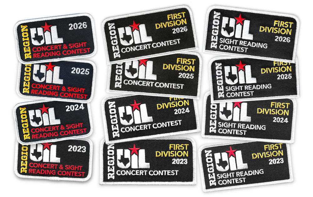 UIL Region Concert & Sight Reading Patches