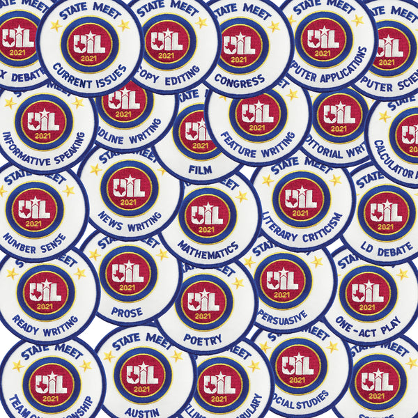 UIL Academic State Patches - 2021