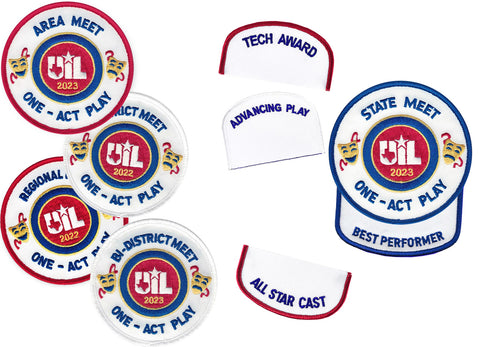 UIL One Act Play Patches and Tabs