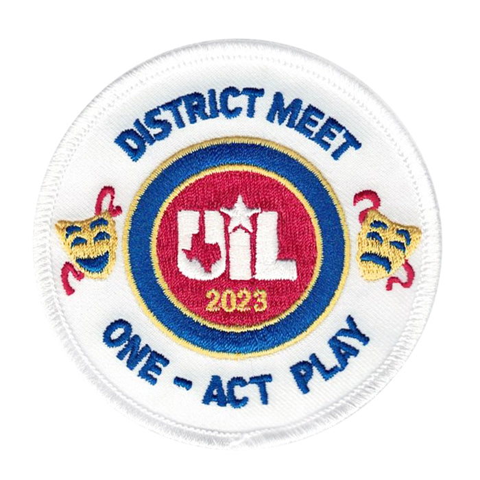 2023 and 2022 UIL One Act Play Patches and Tabs