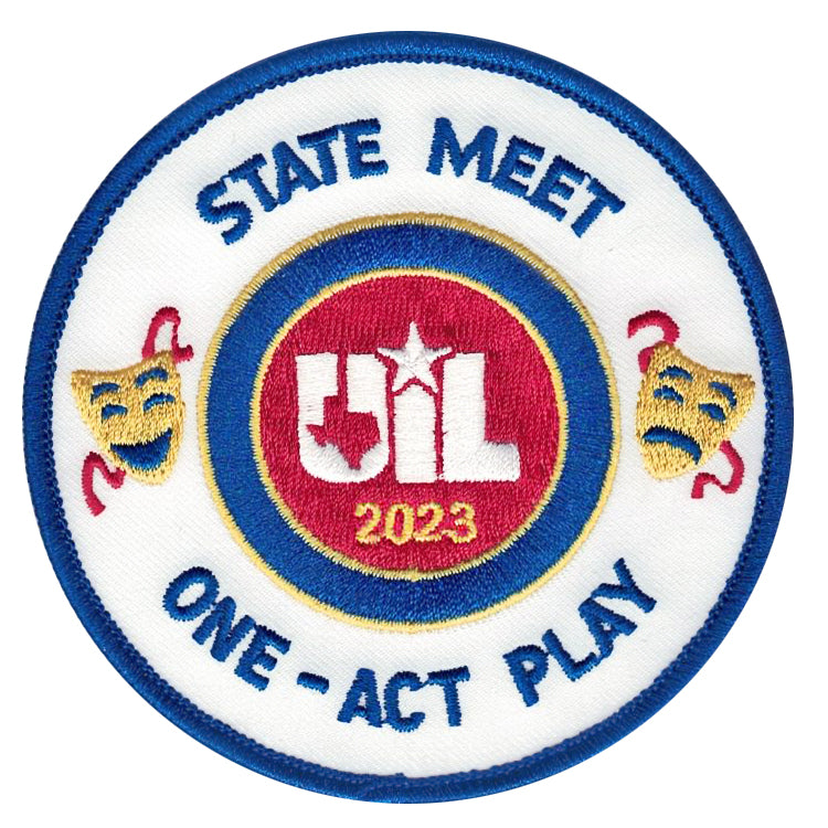 2023 and 2022 UIL One Act Play Patches and Tabs
