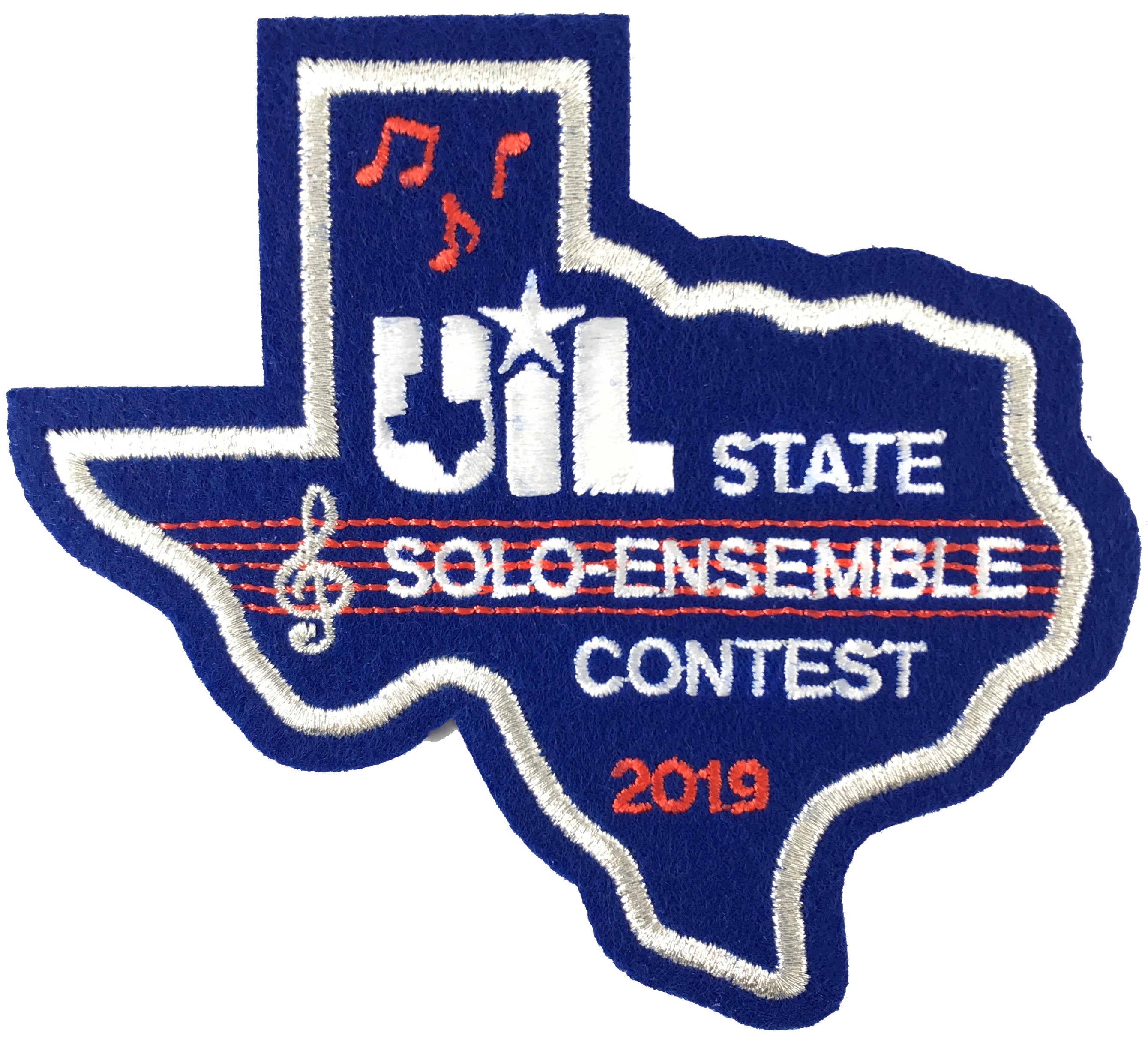 UIL Texas State SoloEnsemble Contest Patch & Attachment