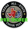 2023 TMEA All-State Patches (Chenille and Embroidered )