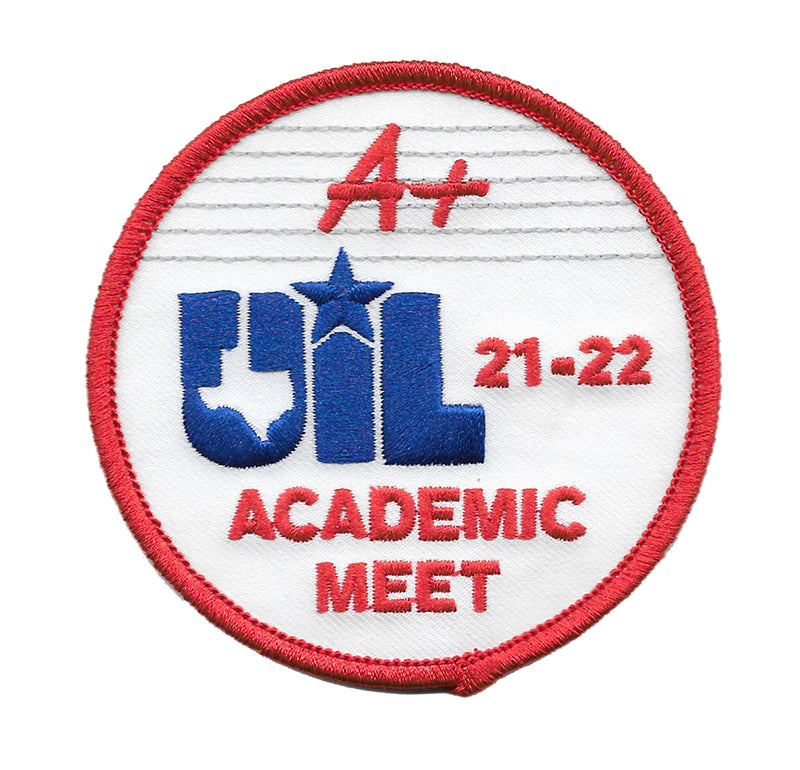 UIL A+ Academic Meet Patches