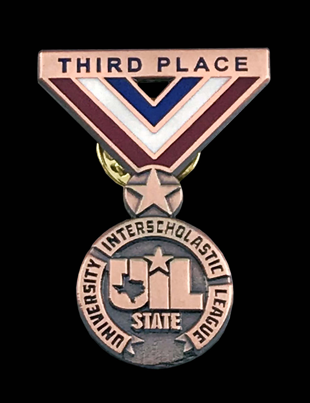 Uil Ribbons UIL Medallion Pins | Southwest Emblem